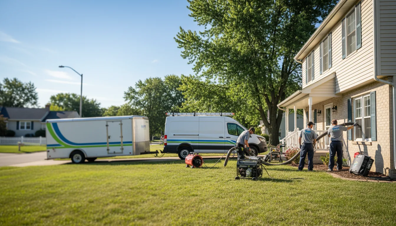 Flooded Basement Restoration And Cleanup With Repair in Jefferson, WI near me